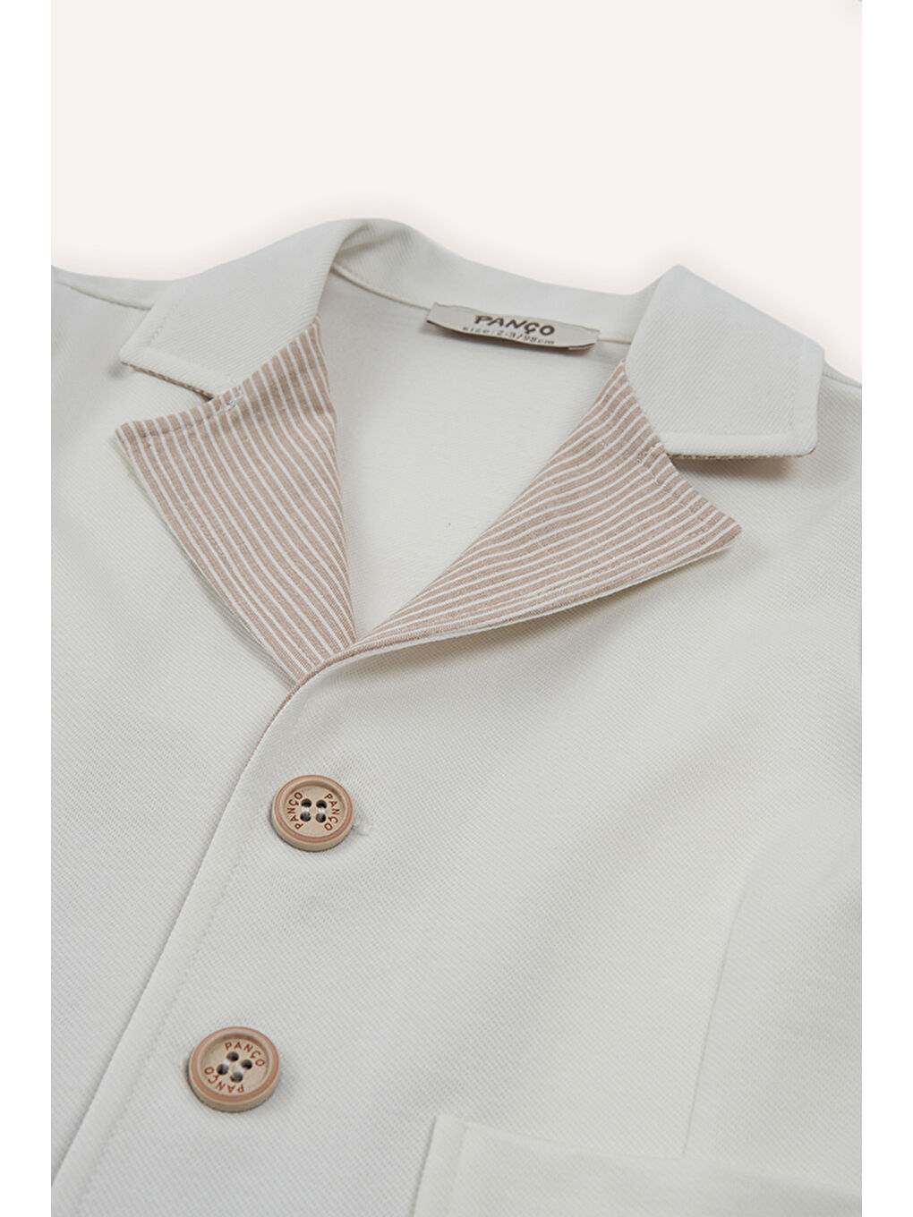 Erkek Çocuk Örme Ceket Ekru-1