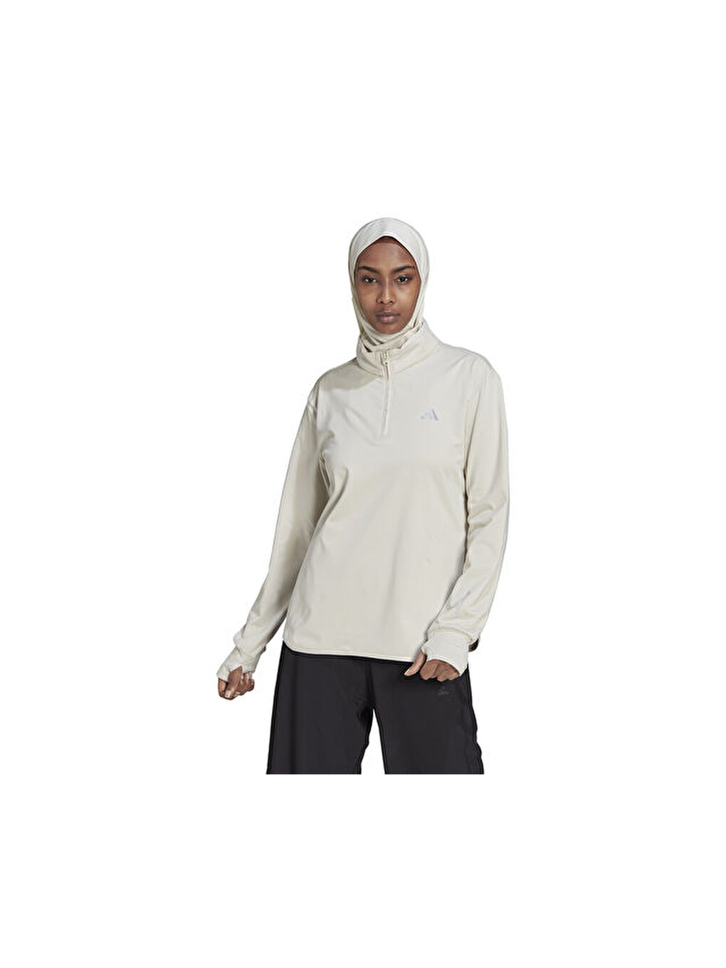 Tf Warm 14z Tp Kadın Antrenman Sweatshirts Hı3368 Beyaz-1
