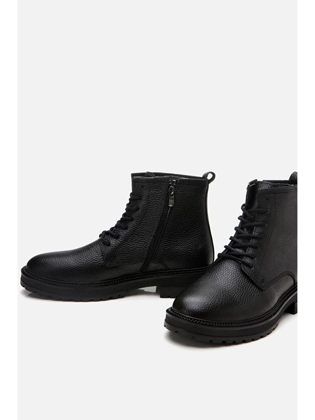 Hakiki Deri Siyah Erkek Günlük Bot-2