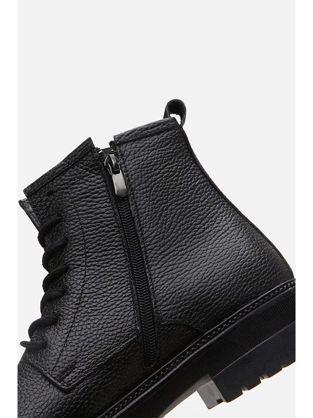 Hakiki Deri Siyah Erkek Günlük Bot-4