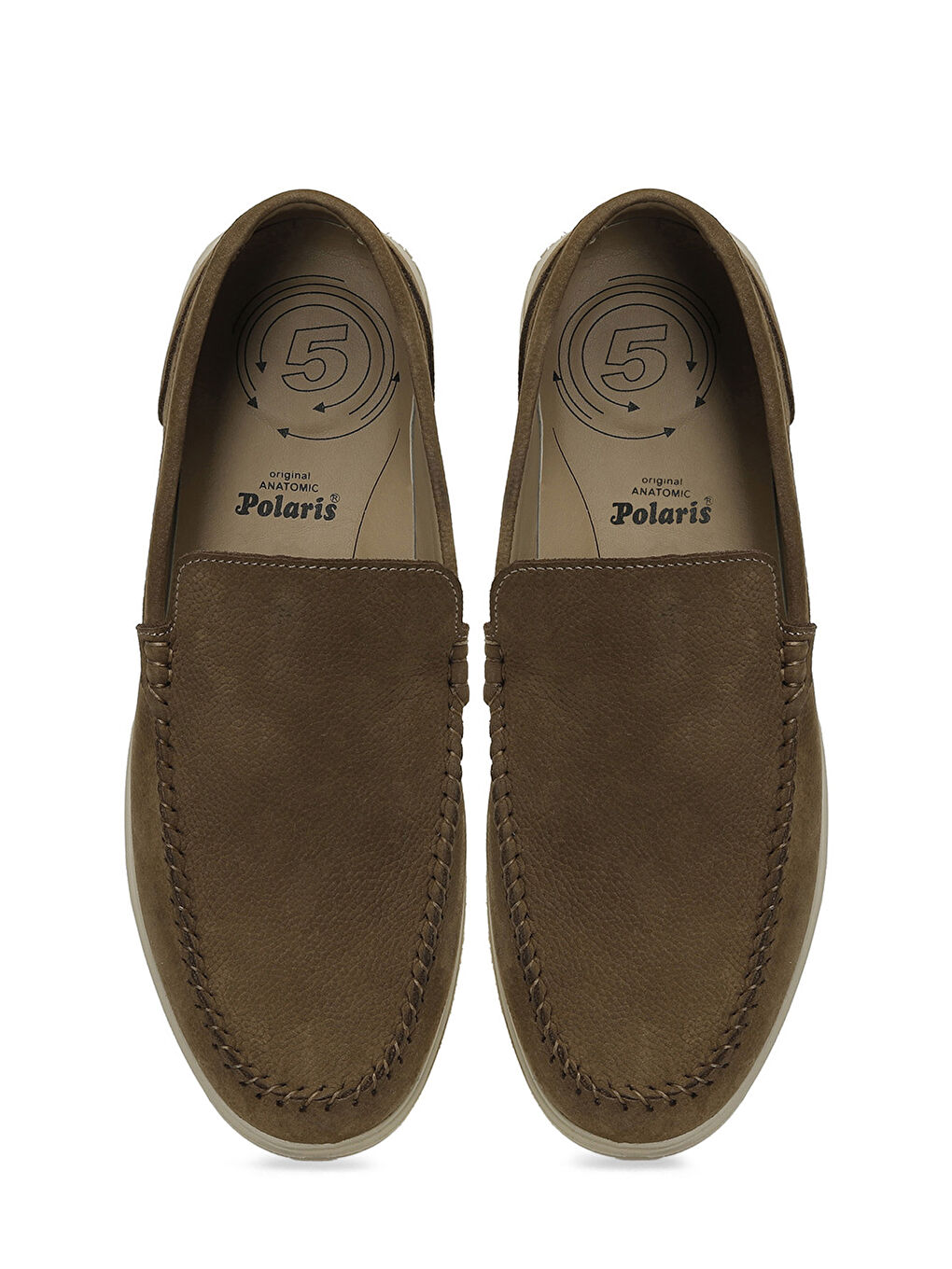 Kahverengi 108055N.M 5FX Kum Rengi Erkek Rahat Ayakkabı-3