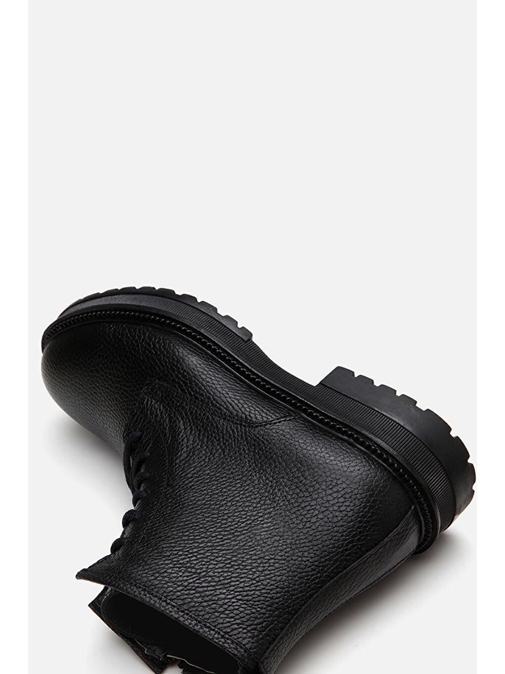 Hakiki Deri Siyah Erkek Günlük Bot-6