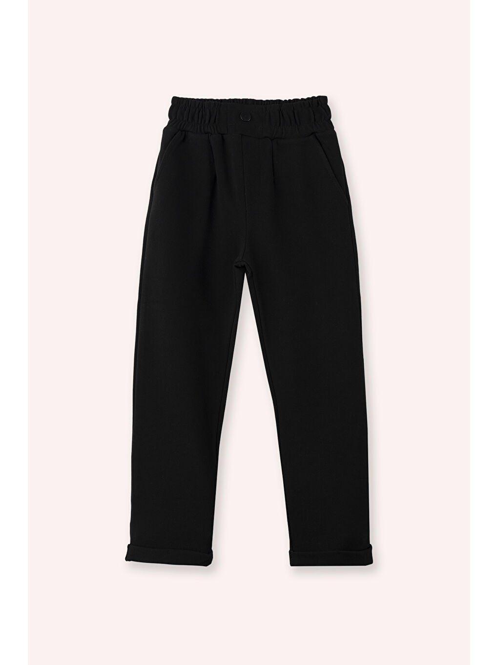Erkek Çocuk Örme pantolon Siyah