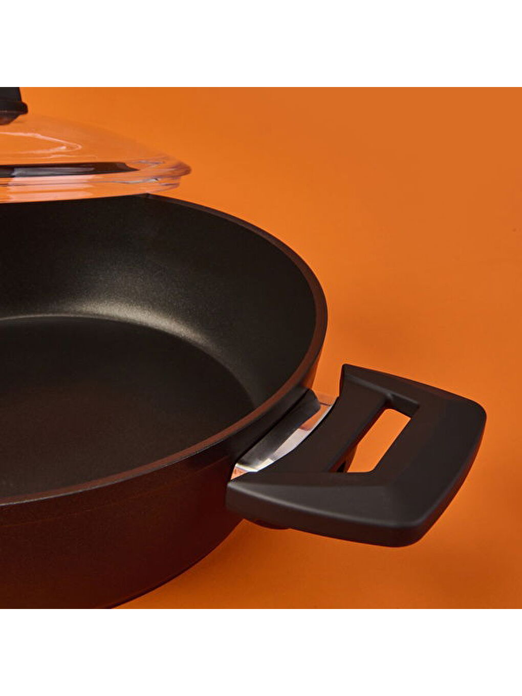 Milas Basık Tencere - Siyah - 26 cm-2