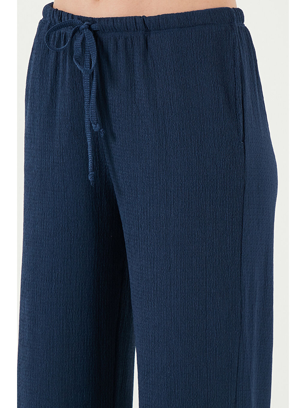 İndigo Regular Fit Normal Bel Geniş Paça Pantolon 5866117-3