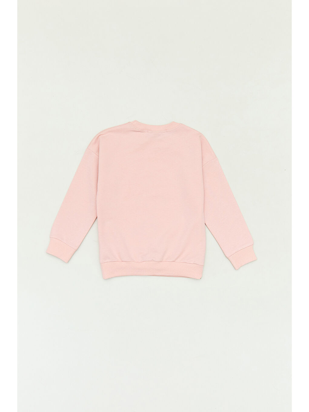 Fullamoda Pudra Pembe Ayıcık Baskılı Kız Çocuk Sweatshirt - 1