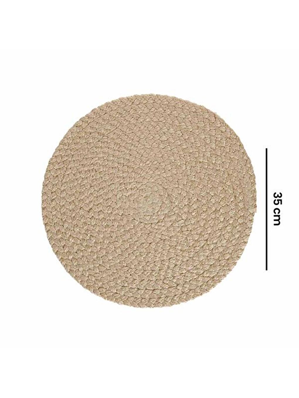 Giz Home Tibet Dokuma Amerikan Servis - Bej - 35 cm-3