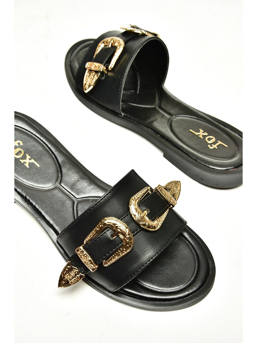 U2501101 Siyah Kadın Terlik-3