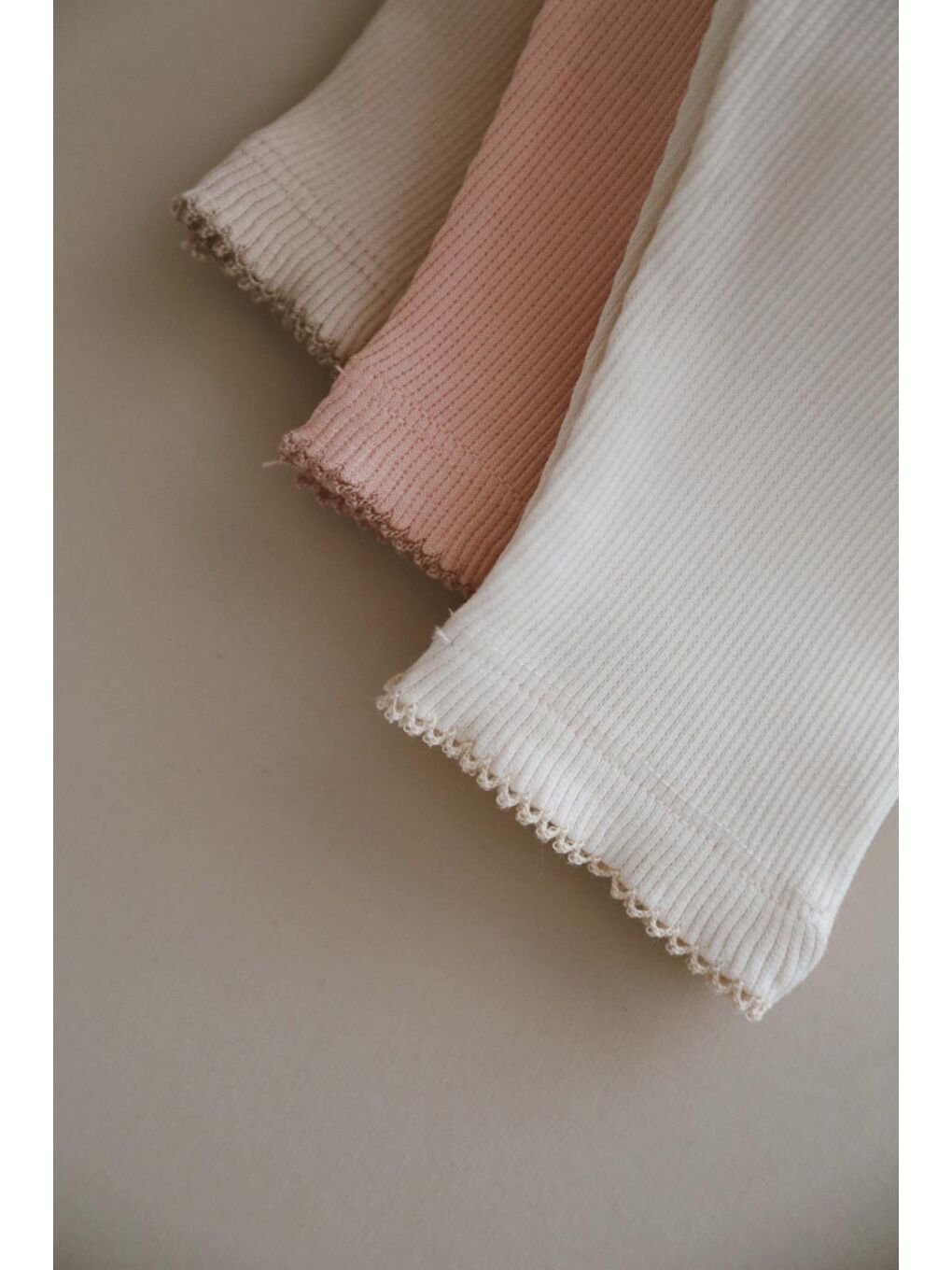 Bej 3Lü Bebek Kaşkorse Tayt Model 1-5