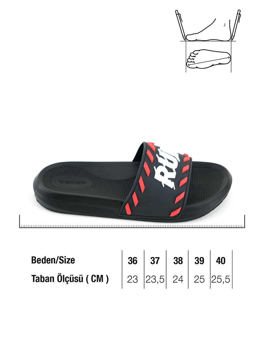 Siyah Erkek Yazlık Run PU Islak Zemine Uygun Ev Banyo Bahçe Havuz Terlik-1