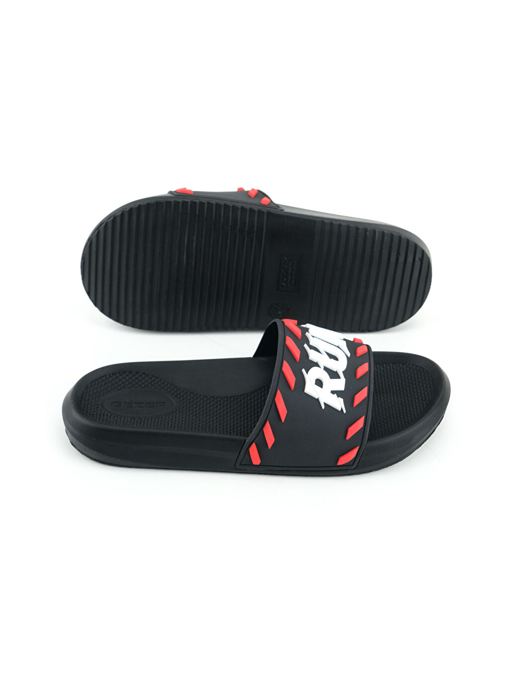 Siyah Erkek Yazlık Run PU Islak Zemine Uygun Ev Banyo Bahçe Havuz Terlik-4