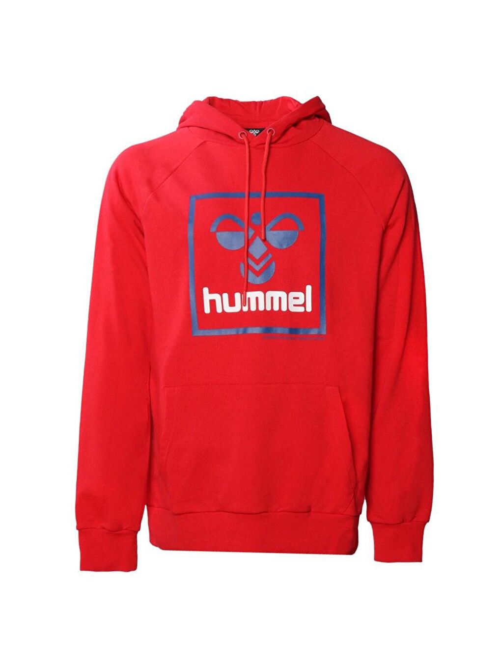 Hummel Kırmızı T Isam 2 0 Erkek Kırmızı Baskılı Kapüşonlu Sweatshirt - 1