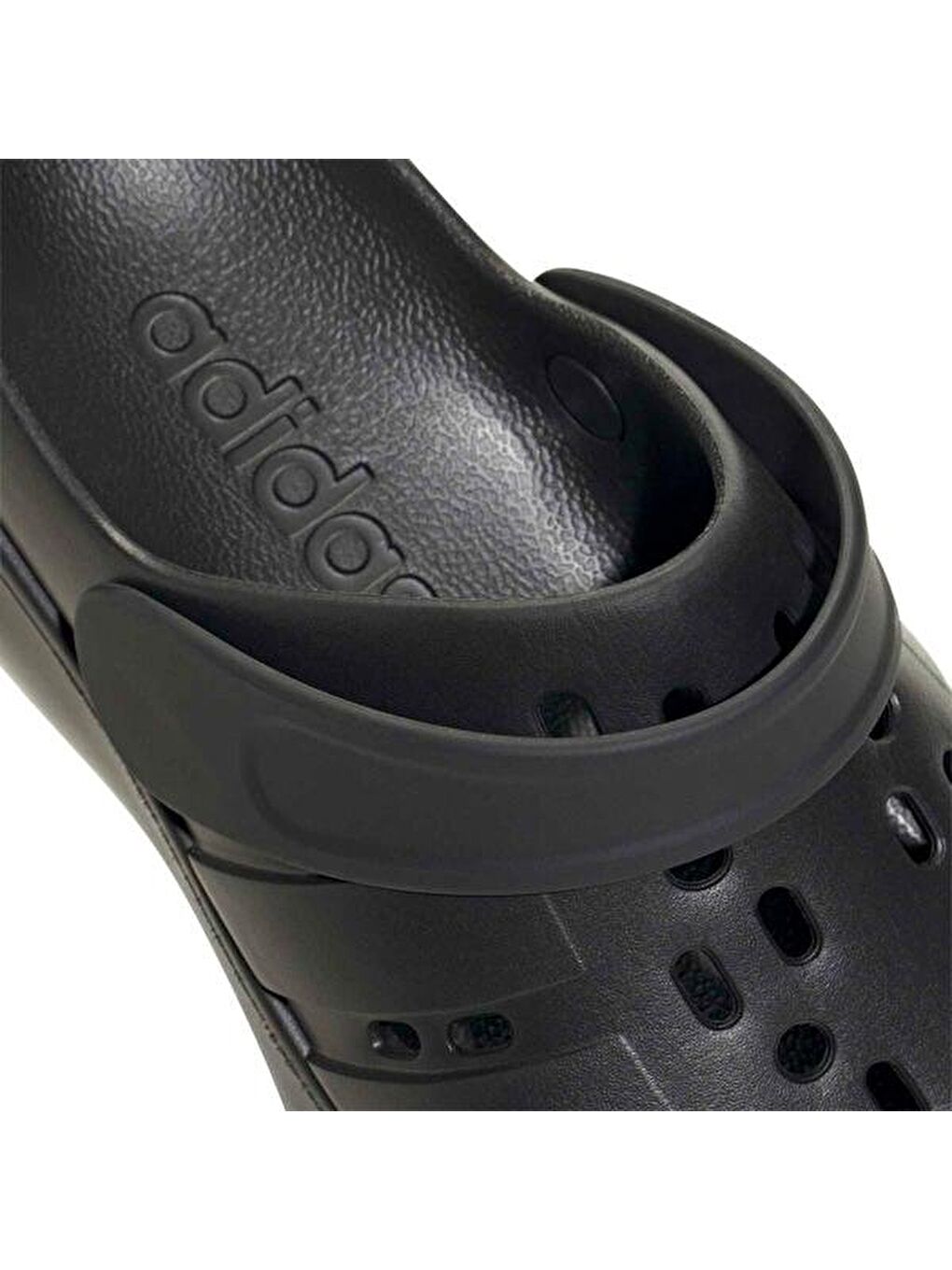 Adilette Platform Clogs Kadın Siyah Terlik-4