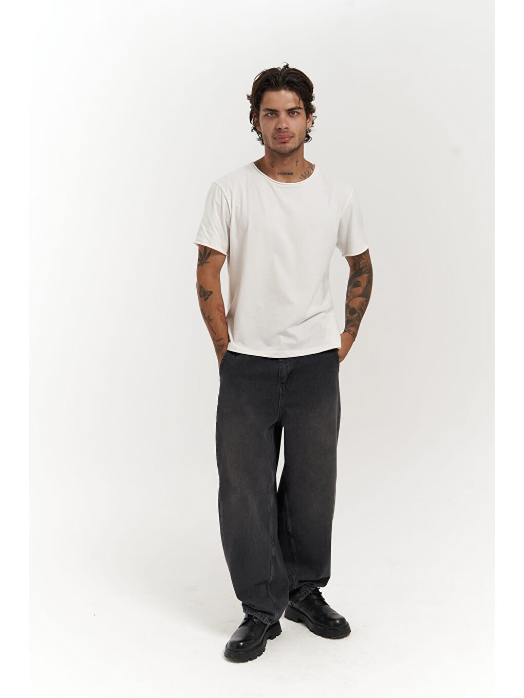 Lars Siyah Erkek Jean Pantolon-2