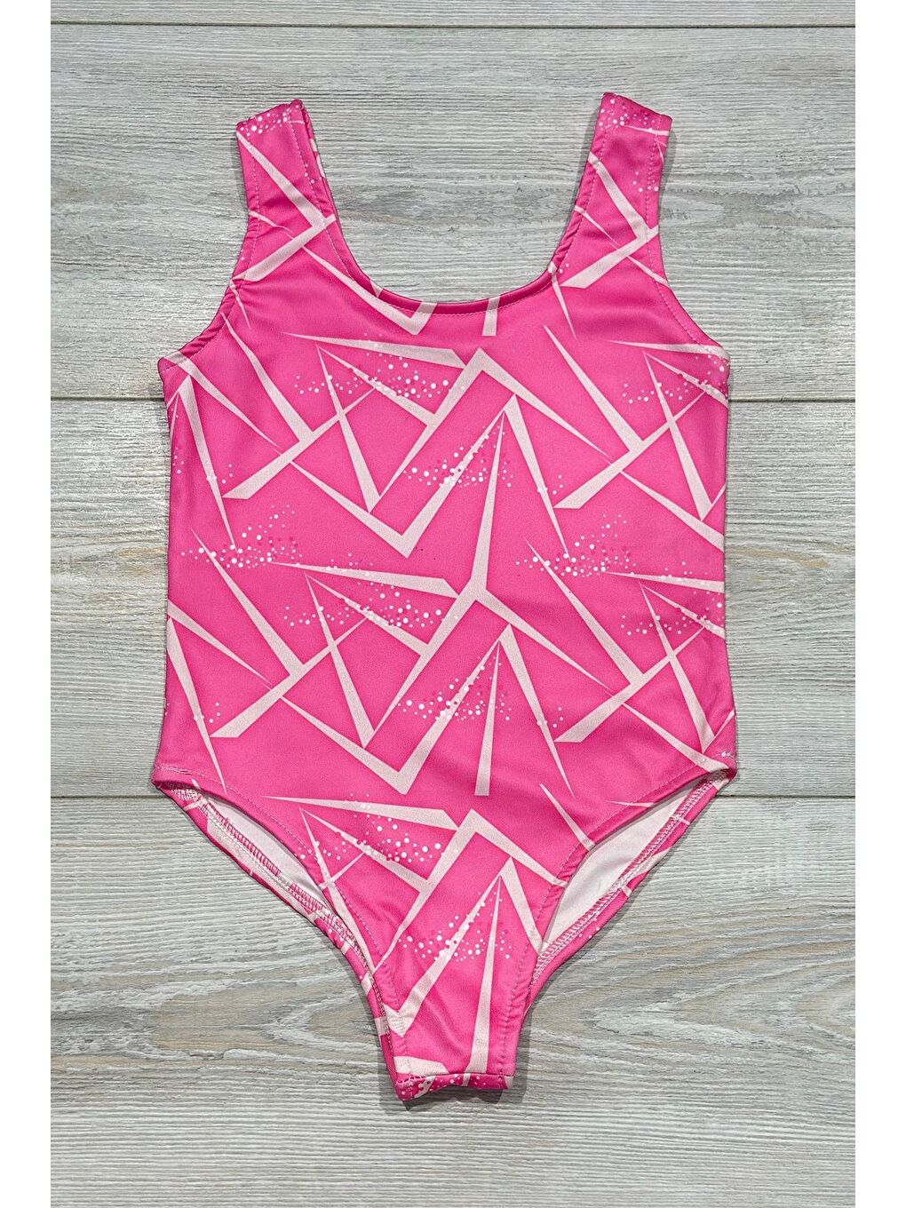 Pembe Trend Kız Çocuk Deniz Havuz Mayo