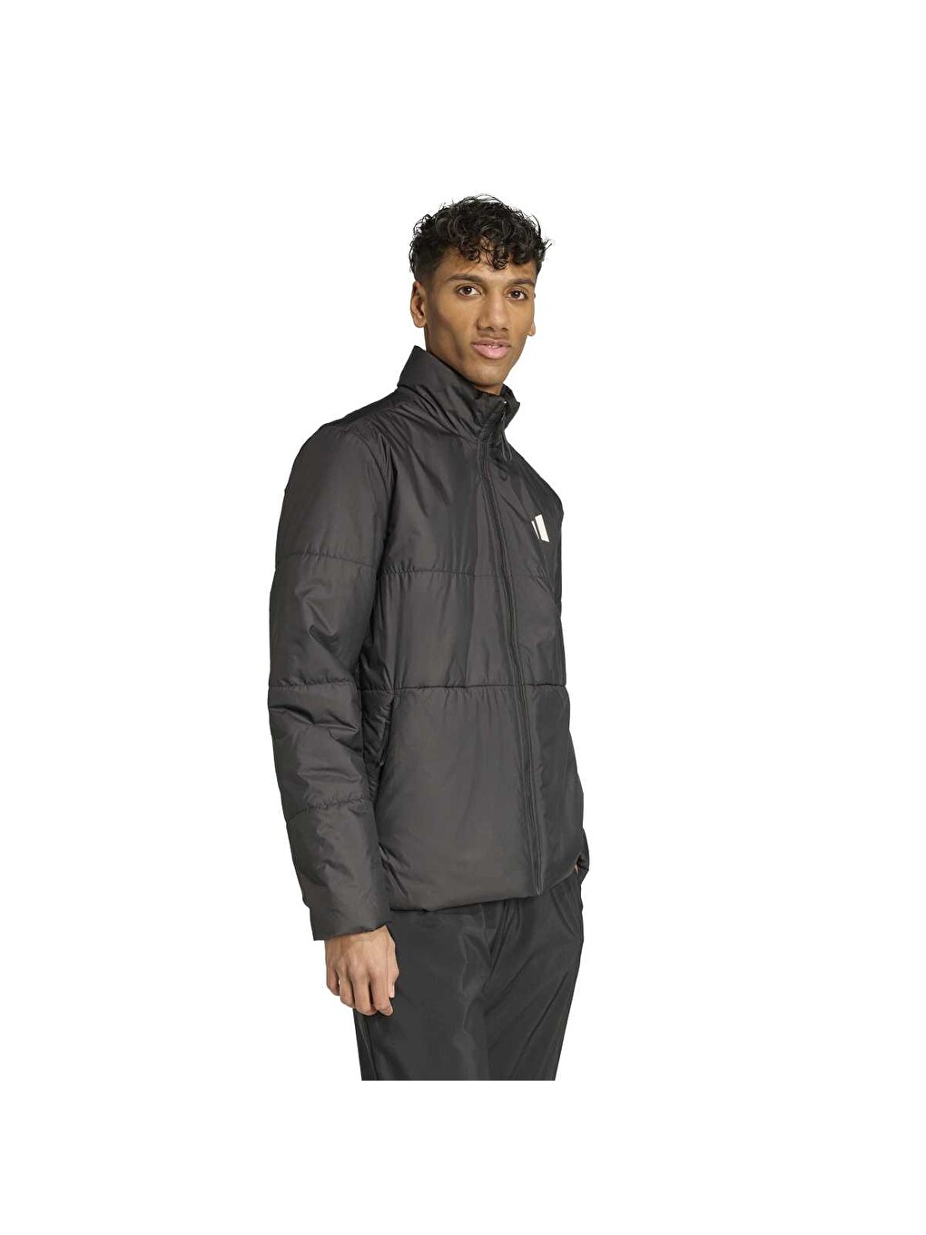 Basic 3 Stripes Insulated Climawarm Erkek Siyah Mont-2