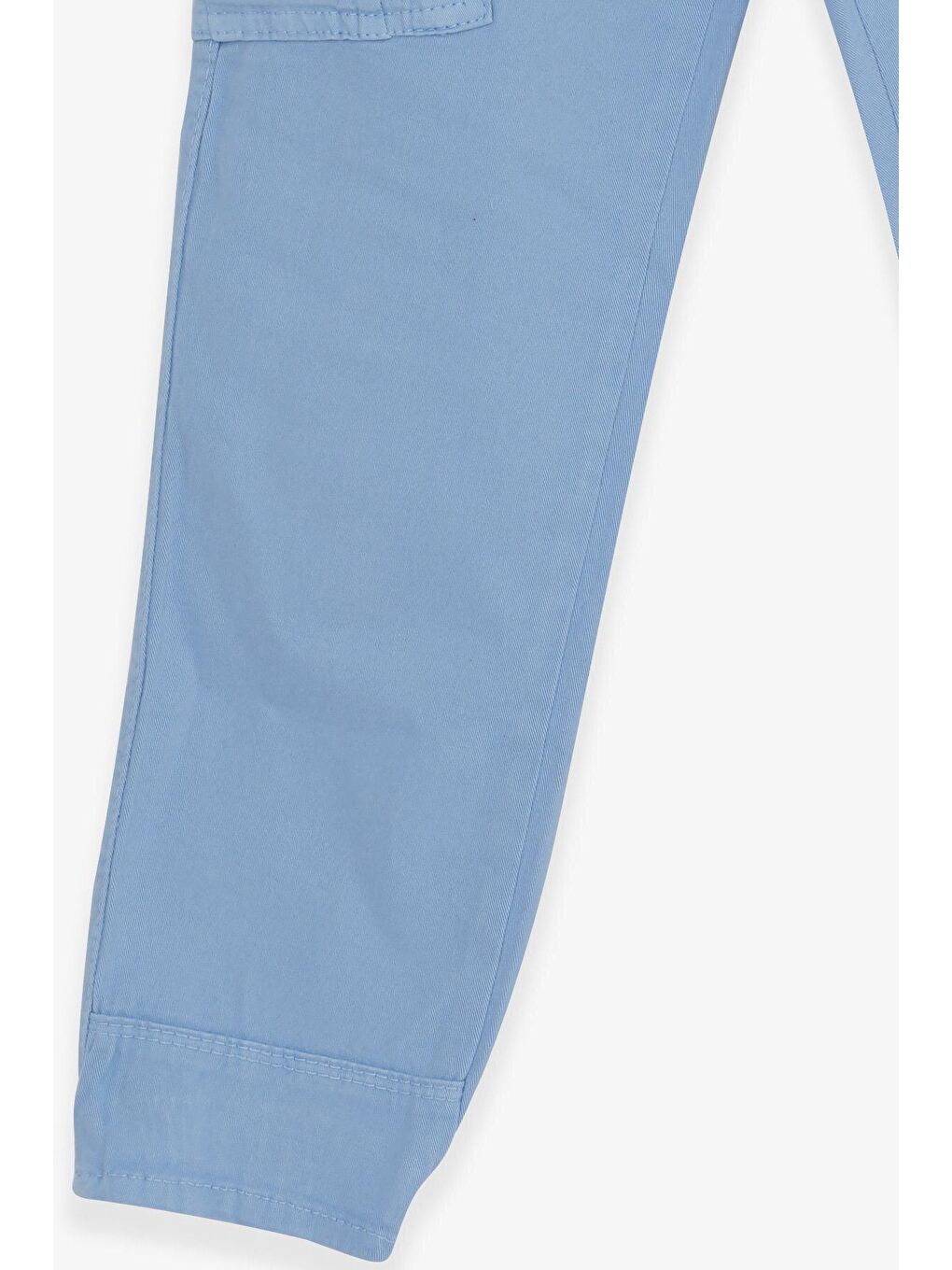 Erkek Çocuk jean Pantolon Beli Lastikli Cepli Açık Mavi (8-14 Yaş)n-2