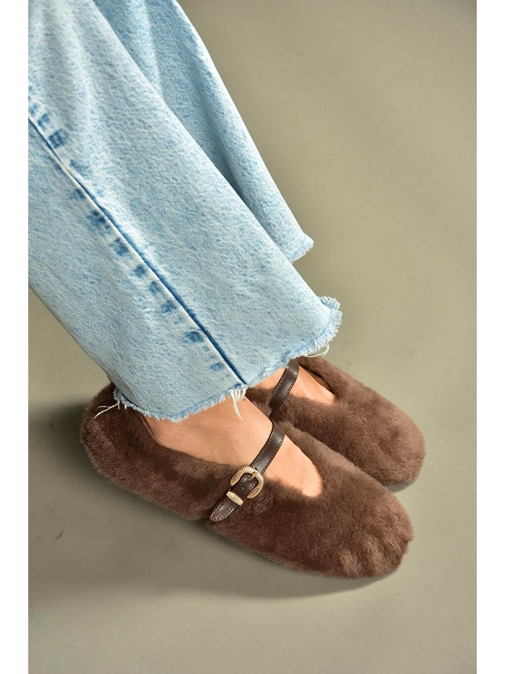 Kahverengi Kadın Kışlık Babet V820105504-2