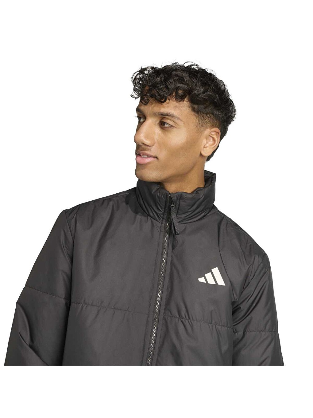 Basic 3 Stripes Insulated Climawarm Erkek Siyah Mont-4