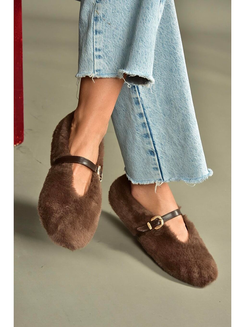 Kahverengi Kadın Kışlık Babet V820105504-4