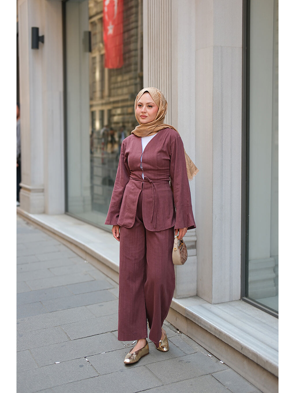 Kadın Bea Takım Mürdüm