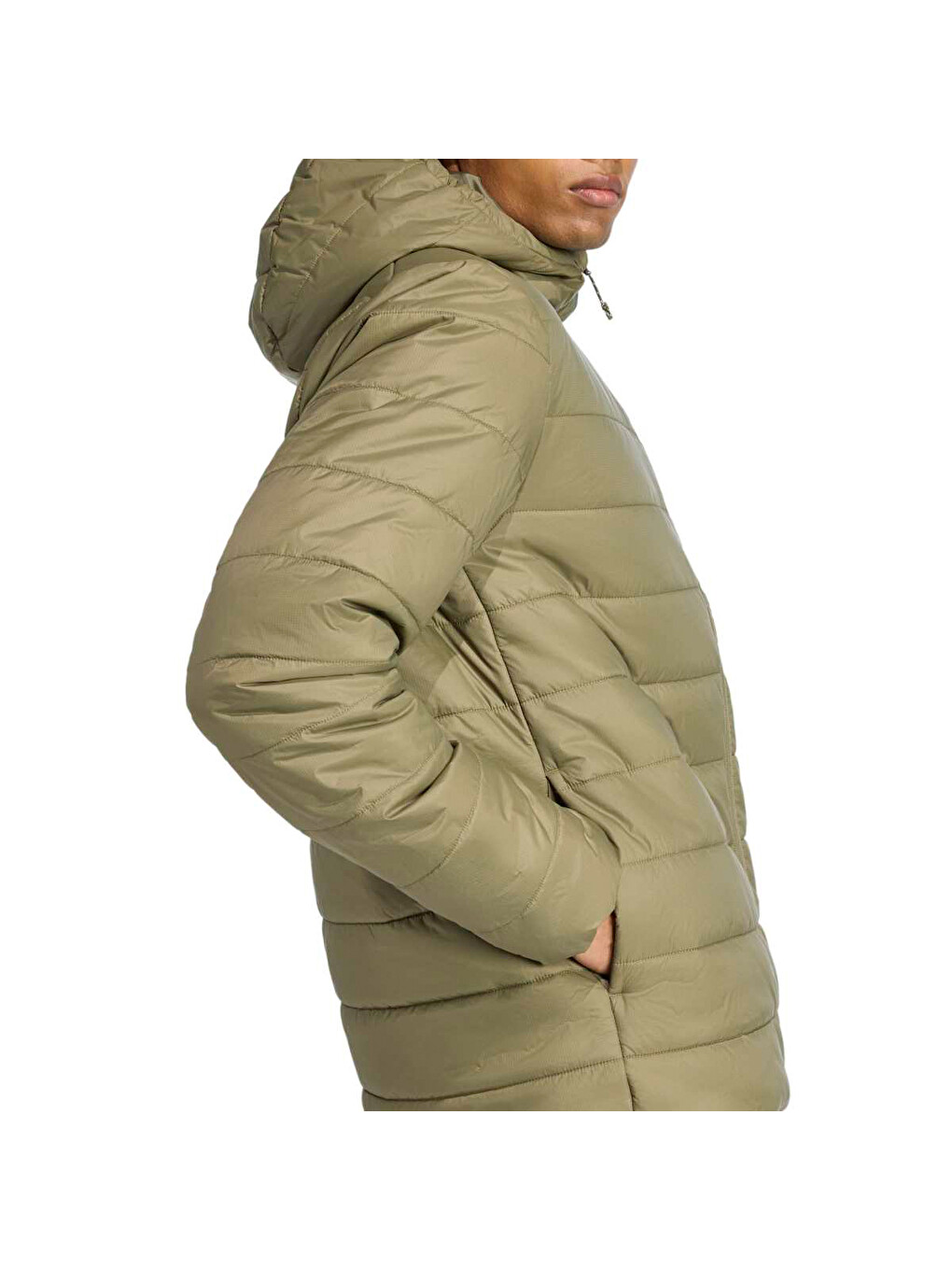 Haki Terrex Multi Essentials Insulated Erkek Kahverengi Kapüşonlu Mont-2