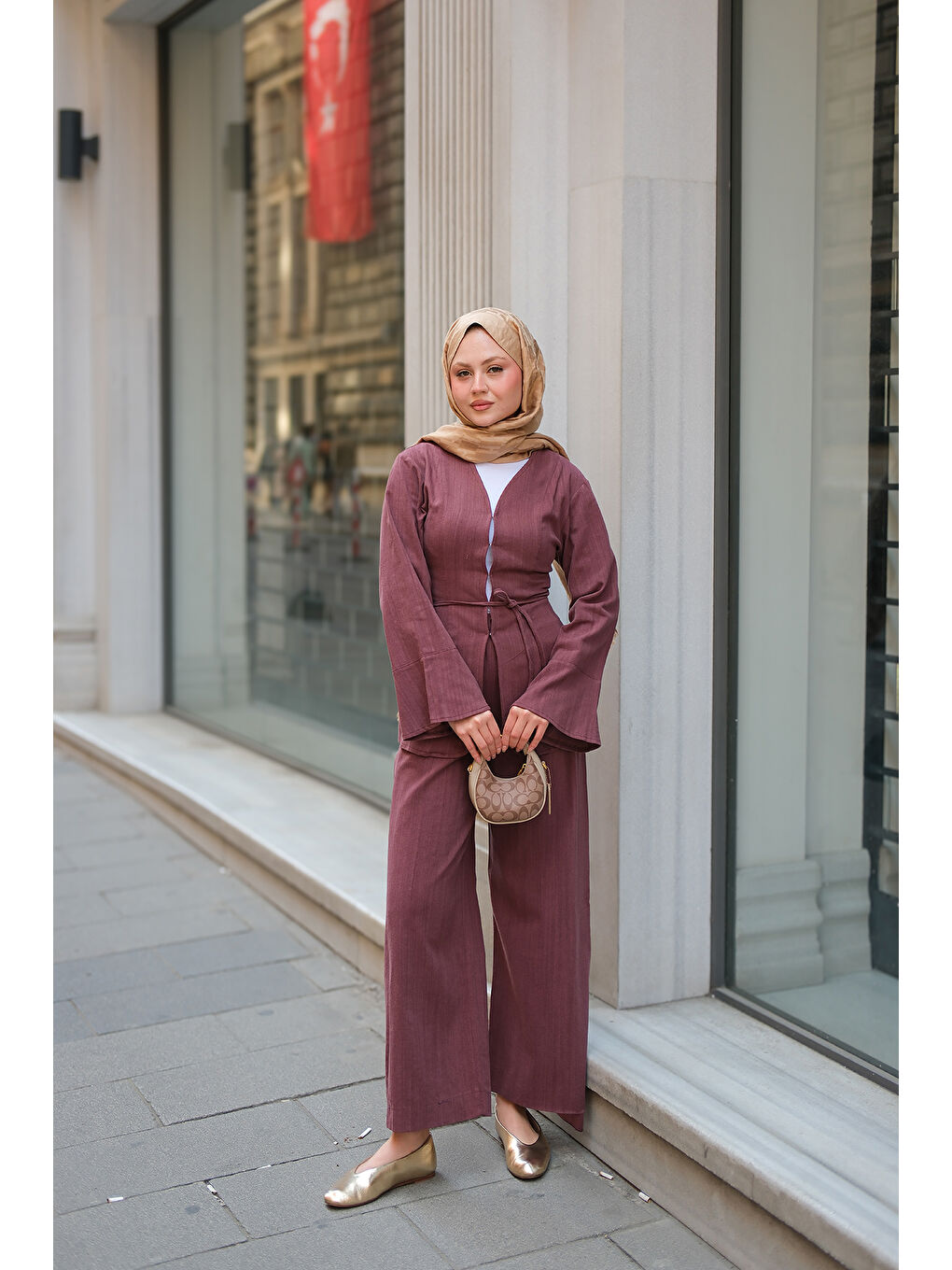 Kadın Bea Takım Mürdüm-2