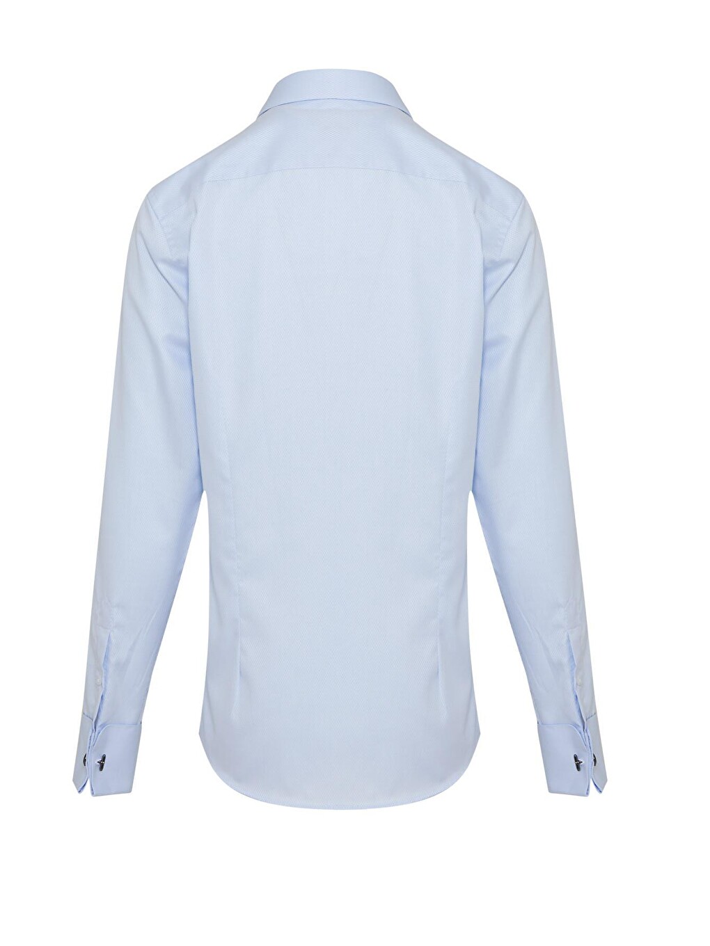 Mavi Comfort Fit Desenli 100% Pamuk Slim Yaka Manşetli Uzun Kol Klasik Gömlek-1
