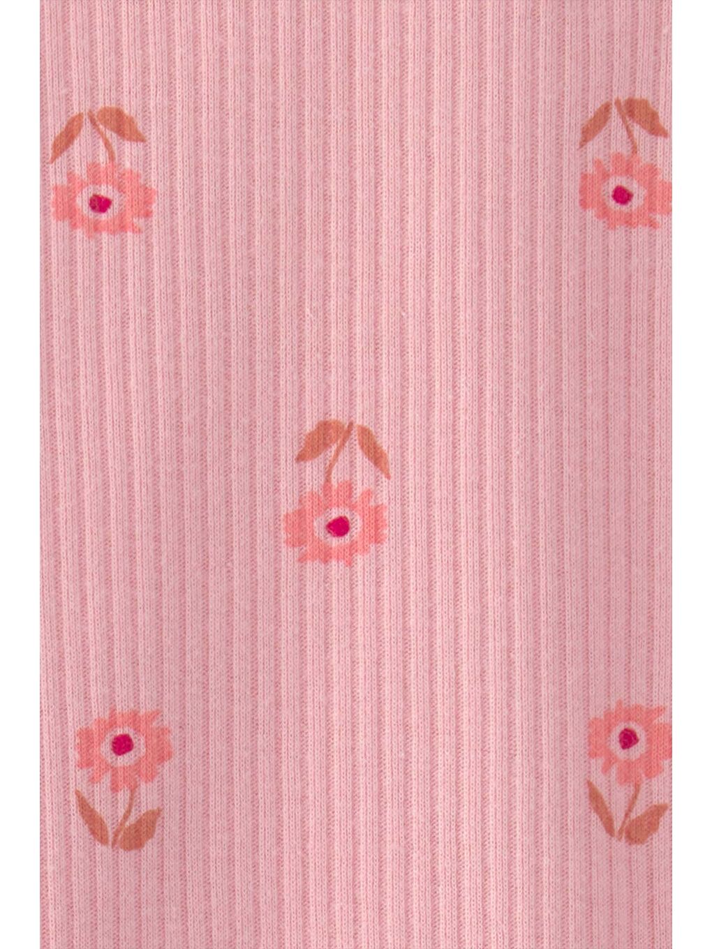 Kız Bebek Body Şort Set 3 Ay-24 Ay Pembe-1