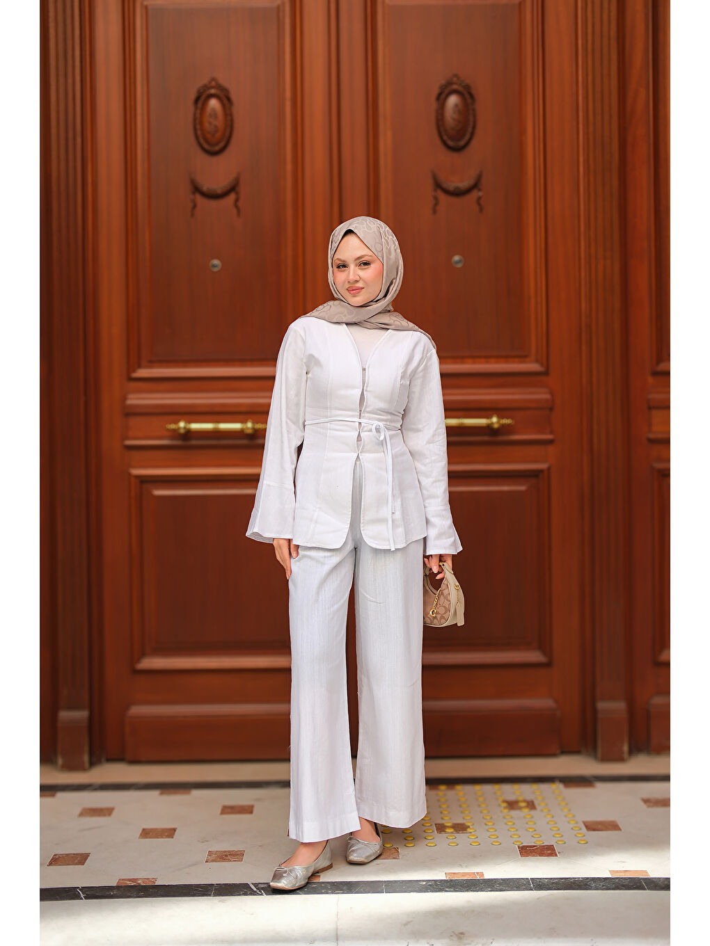 Kadın Bea Takım Beyaz