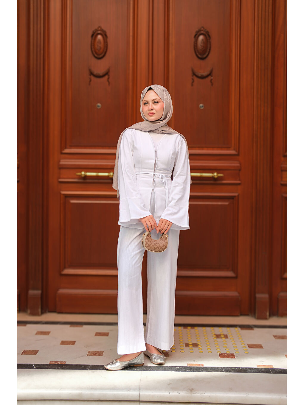 Kadın Bea Takım Beyaz-2