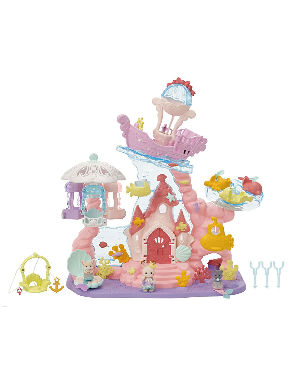 Sylvanian Families Renksiz Bebek Denizkızı Şatosu 5701 - 3