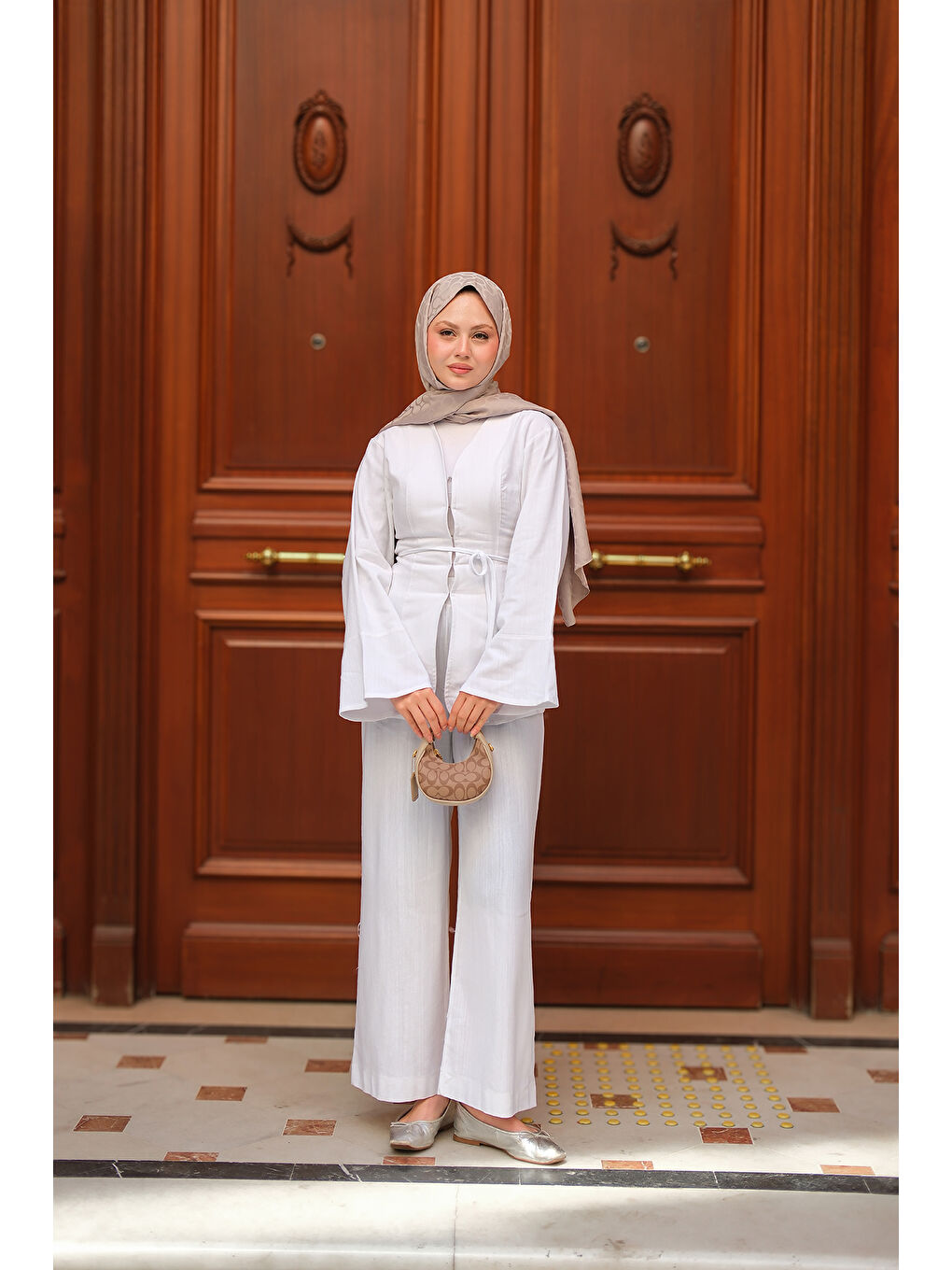 Kadın Bea Takım Beyaz-4