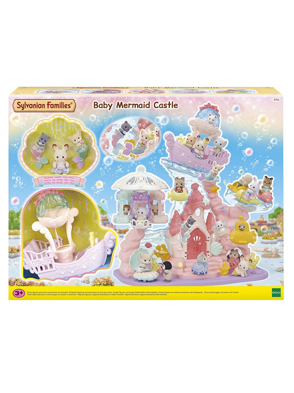 Sylvanian Families Renksiz Bebek Denizkızı Şatosu 5701 - 4