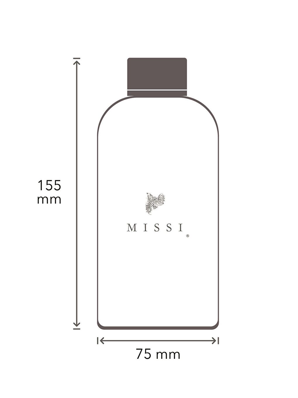 Missi Ekru 500 ml Black Vanilya Yedek Esans - 1