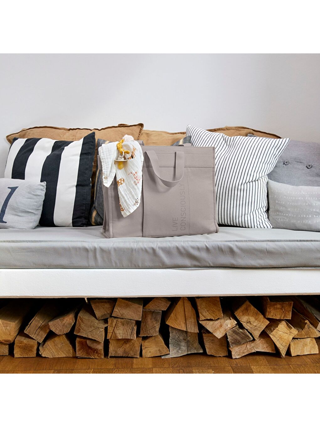 Tote Up Bebek Bakım Seyahat Çantası Taupe-6