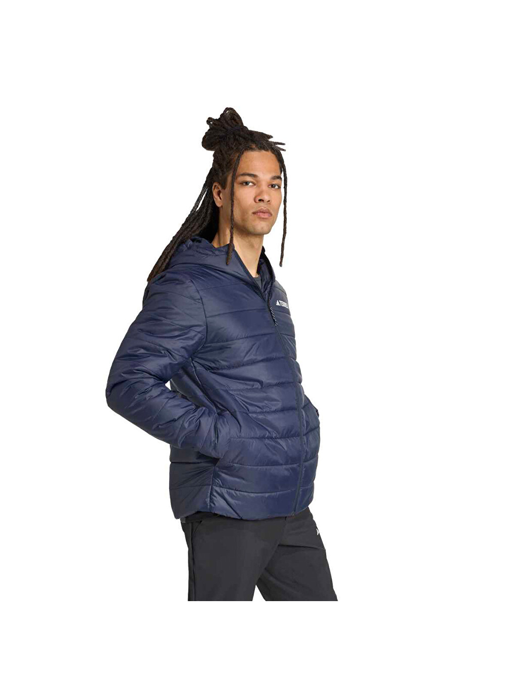 Terrex Multi Essentials Insulated Erkek Lacivert Kapüşonlu Mont-1