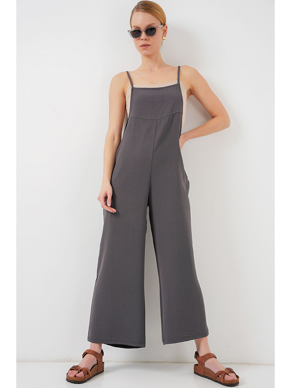 7019 Askılı Bahçivan Tulum - Antrasit-2