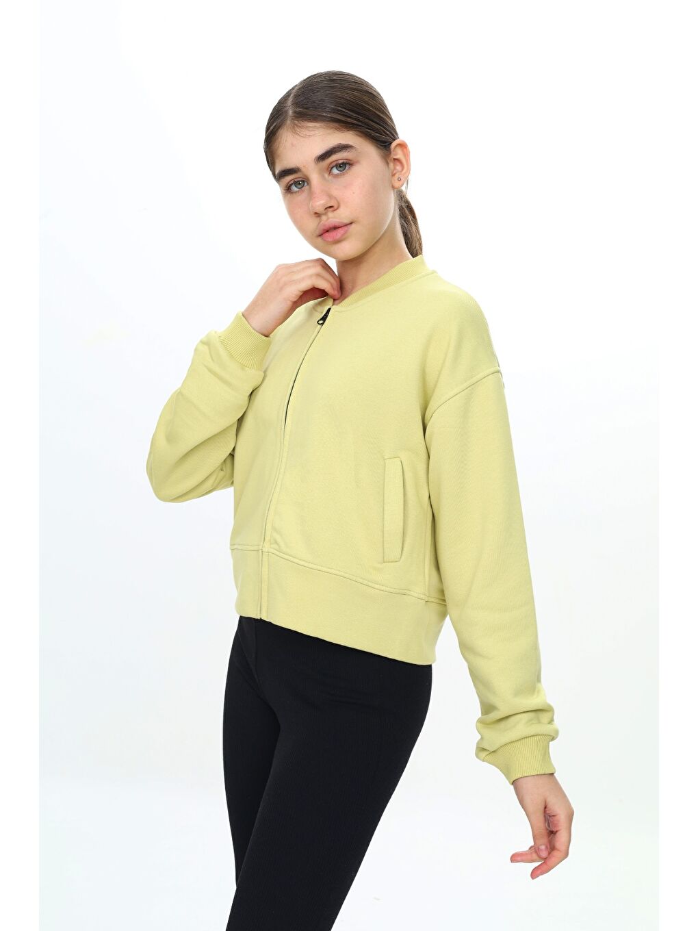 Yeşil Kız Çocuk Hırka-2