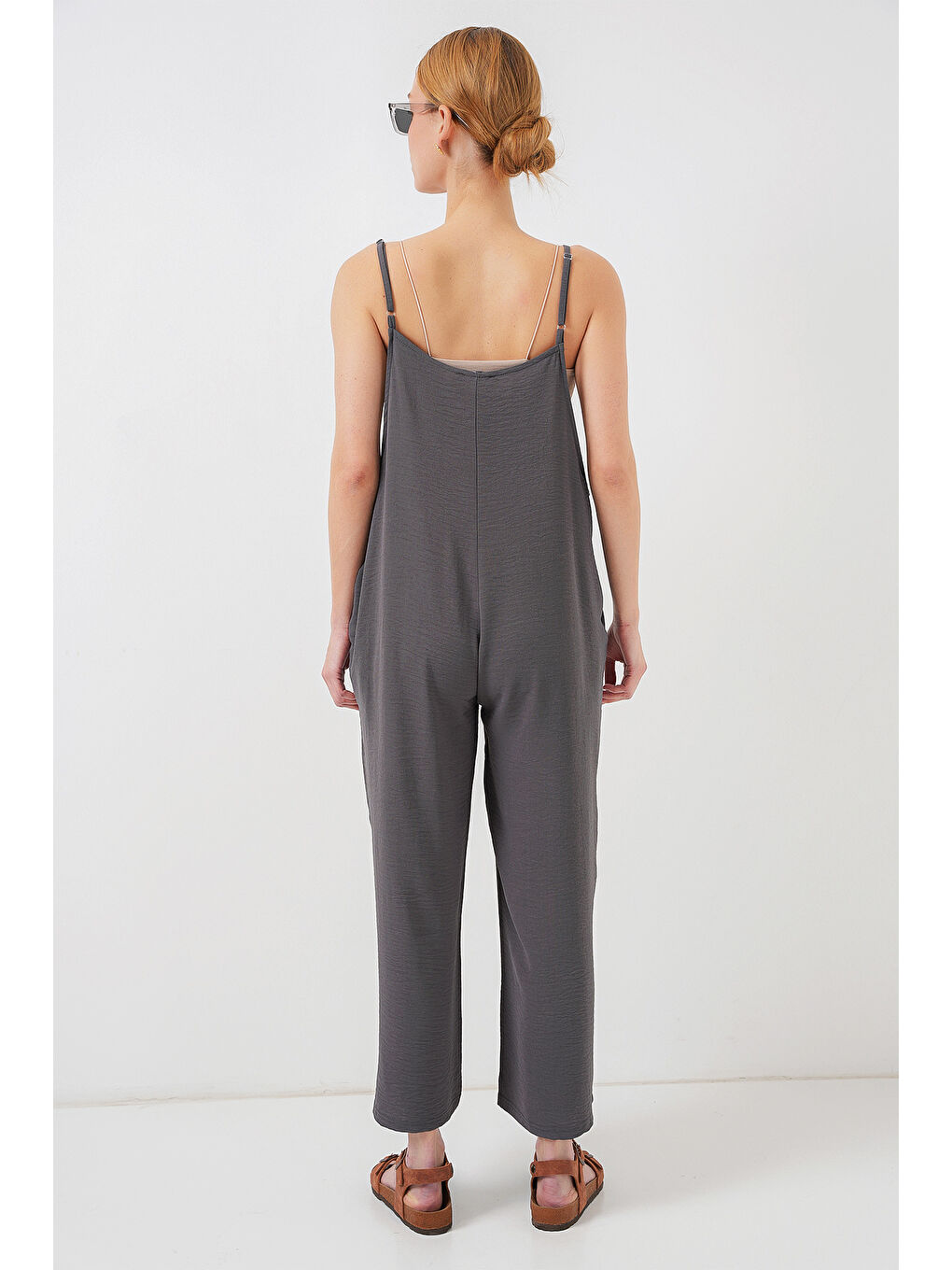 7019 Askılı Bahçivan Tulum - Antrasit-4