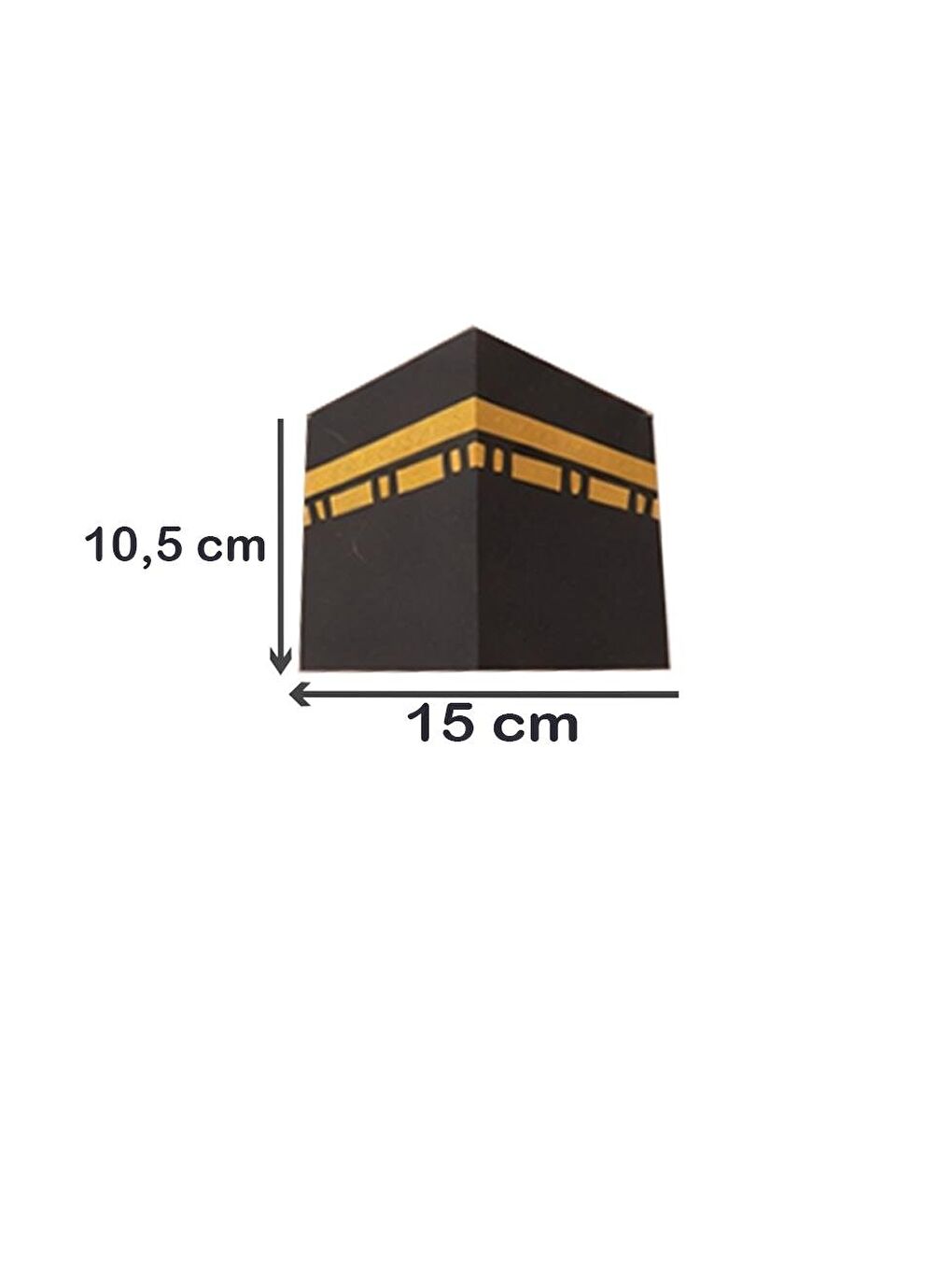 Siyah Ramazan Temalı Tasarımlı Asmalı Dekoratif Banner Duvar Süsü-2