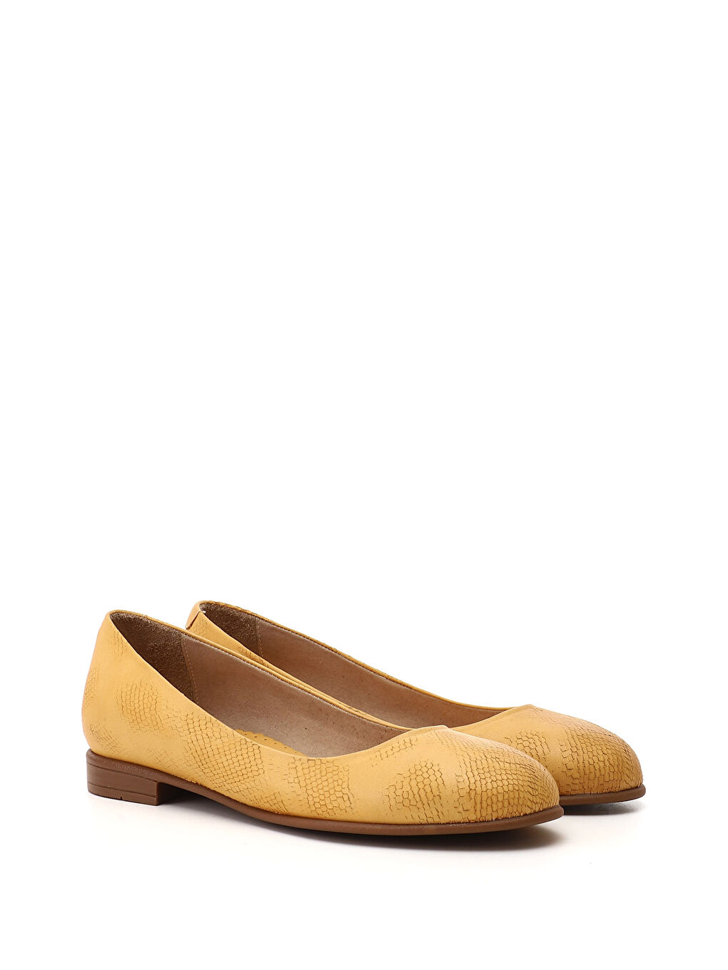 Kahverengi Kadın A.HARDAL Hakiki Deri Babet-1