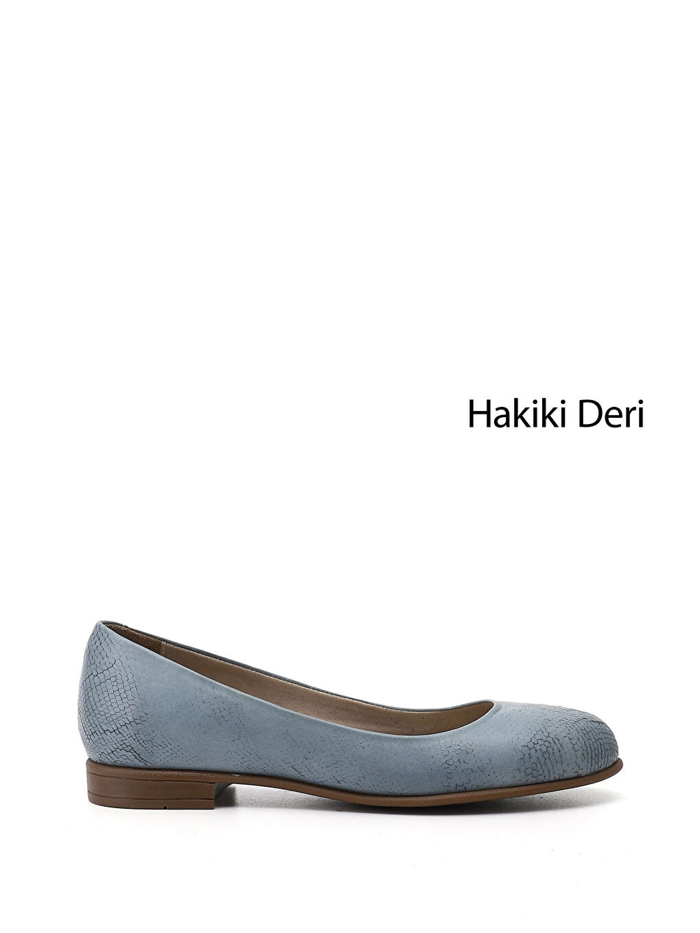 Mavi Kadın MAVİ Hakiki Deri Babet