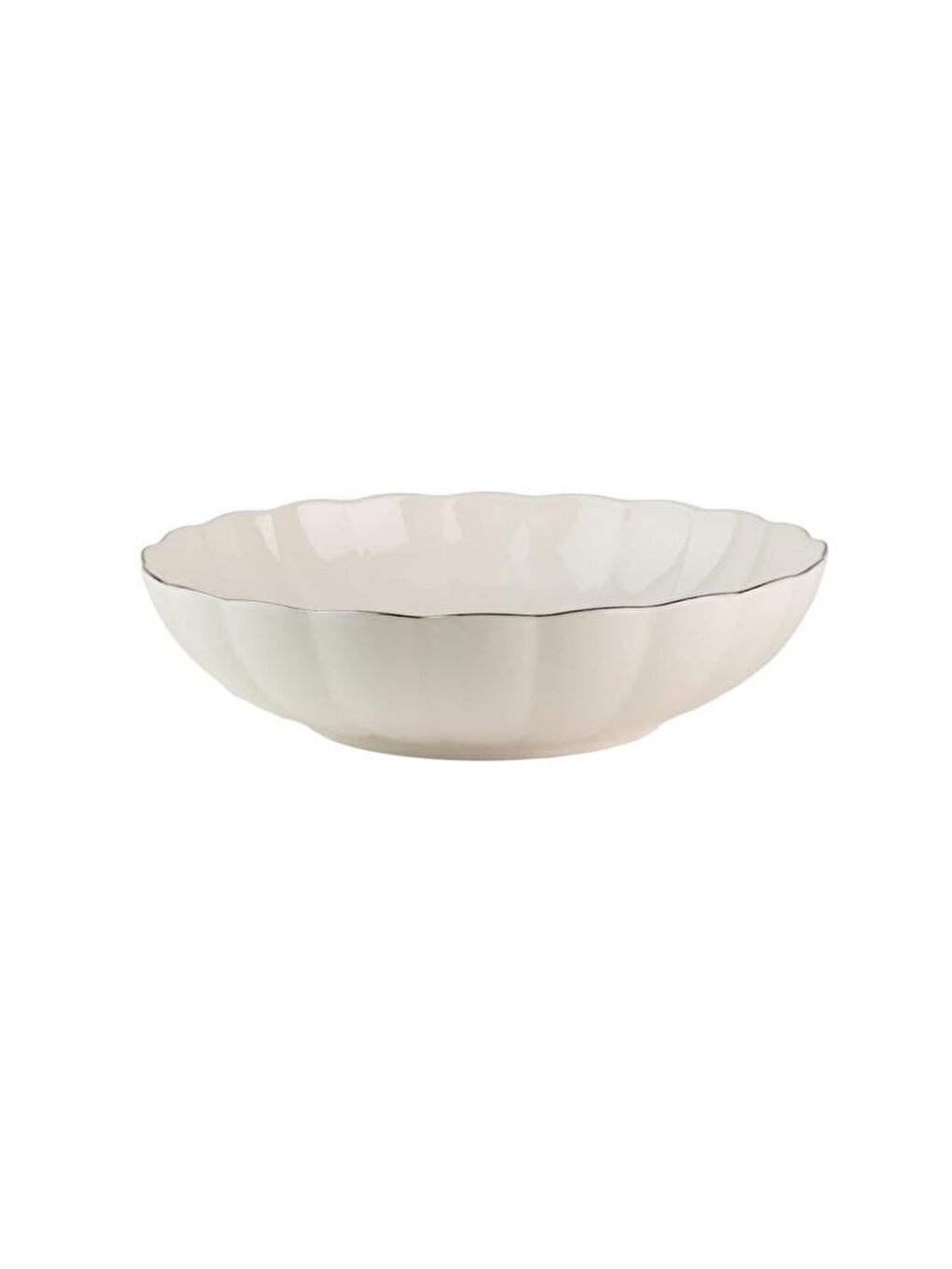 Karışık Bone Luz Platin Fileli Bowl Kase 25x6cm 2000ml 6 lı BNLZF25KS00-6