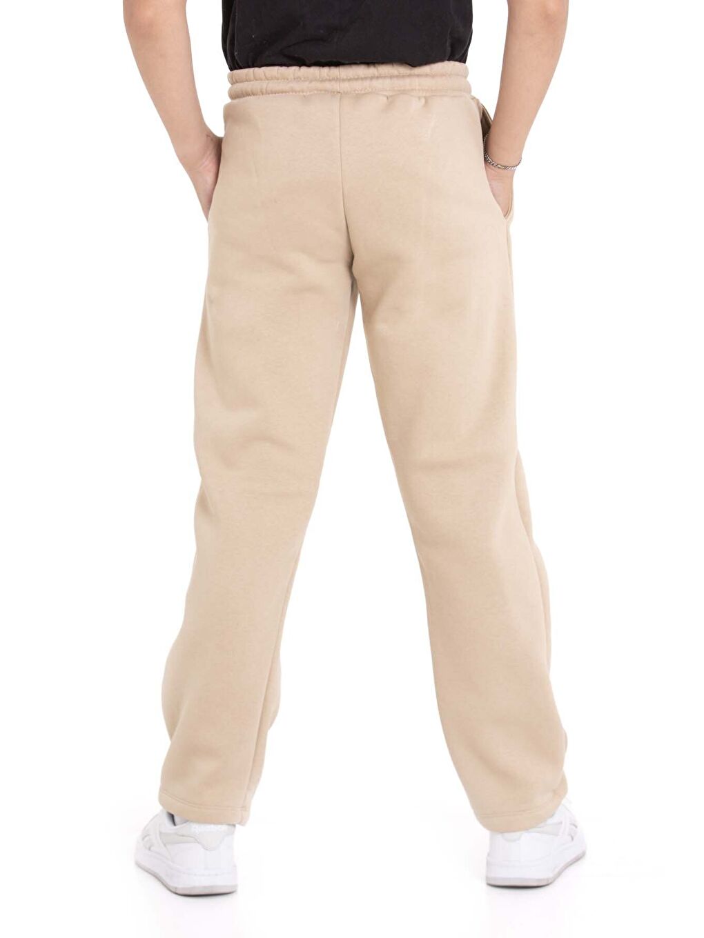 Bej Erkek Çocuk Çima Detaylı Şardonlu Eşofman Altı 21473-4