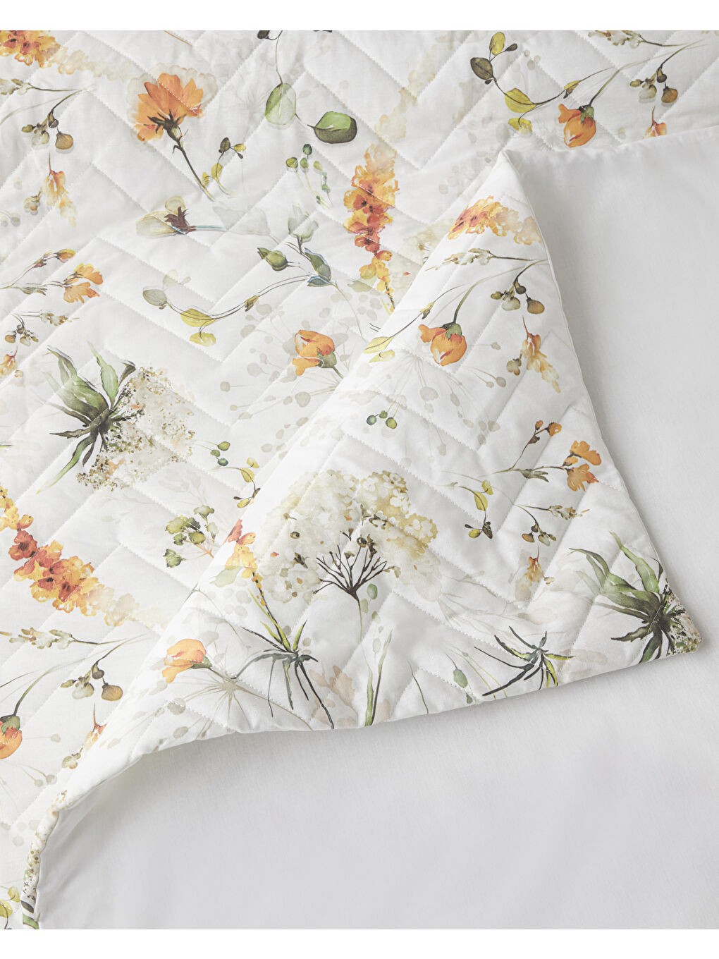 Solaya Bloom Çift Kişilik Complete Nevresim Takımı 200x220 cm Turuncu-6