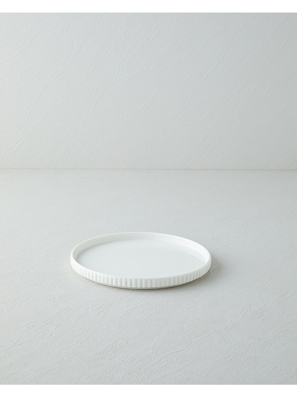 Lunara Porselen Pasta Tabağı 20 cm Beyaz