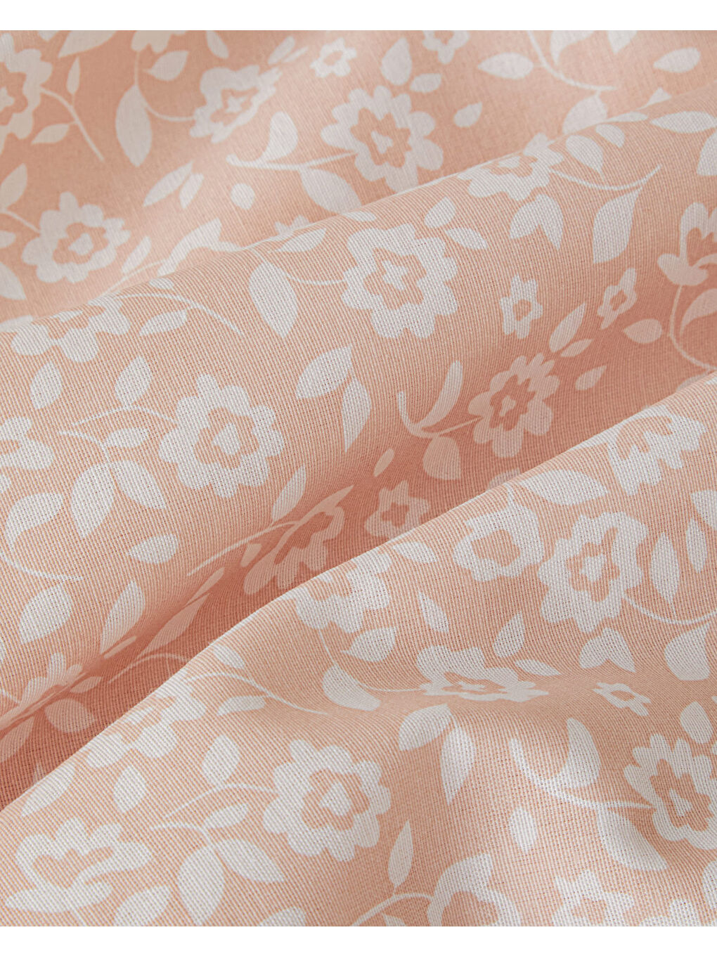 Pembe Lara Bloom Çift Kişilik Çarşaflı Nevresim Takımı 200x220 cm Pudra-3