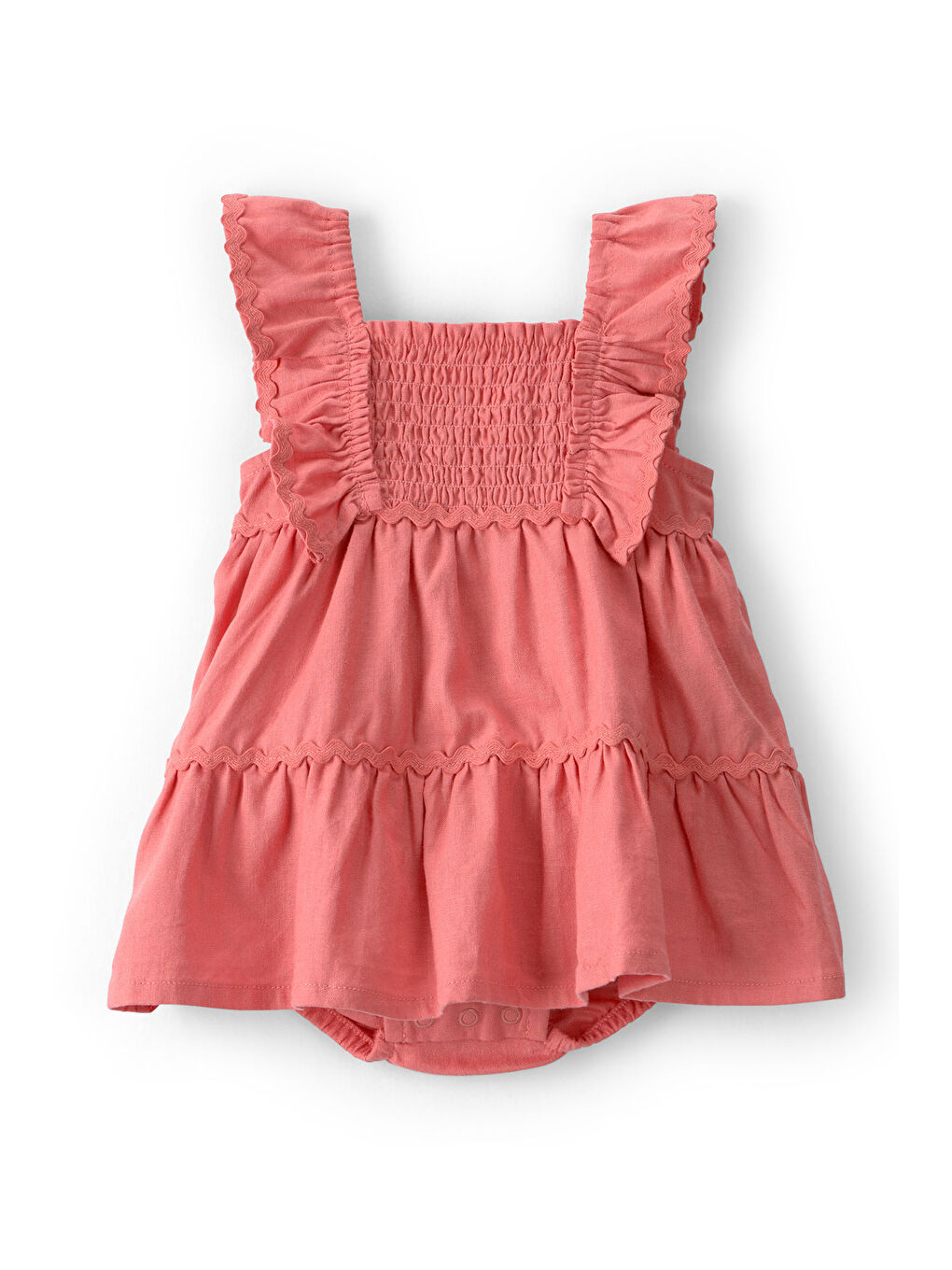 Kız Bebek Bodyli Elbise 3 Ay-24 Ay Pembe