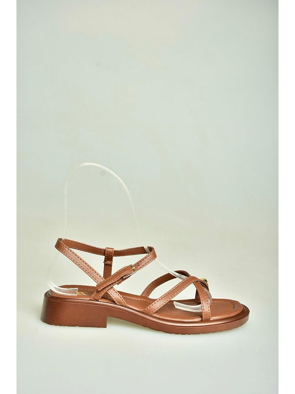 Kahverengi Taba Kadın Sandalet U267763509-1